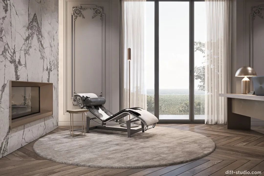 乌克兰基辅 1600㎡新古典奢华大宅丨Diff.Studio-22