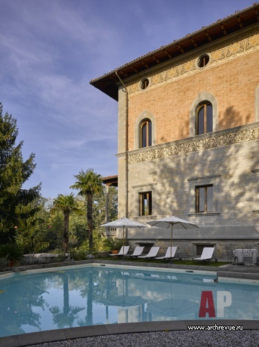 意大利托斯卡纳带壁画历史别墅修复丨娜塔莉亚·潘秋希娜-86