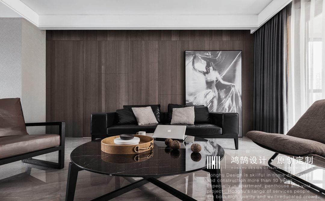 绍兴鸿鹄设计丨现代简约风,精致生活空间-3