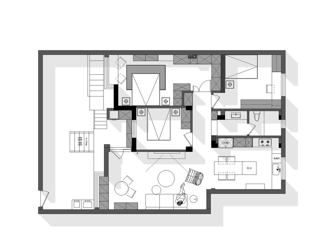 治愈系江南小宅 · 120 平米中古风平层设计-75