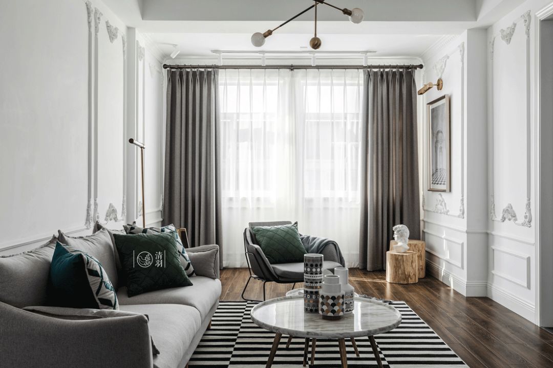 清羽设计打造精致复古布梵良品家居-21