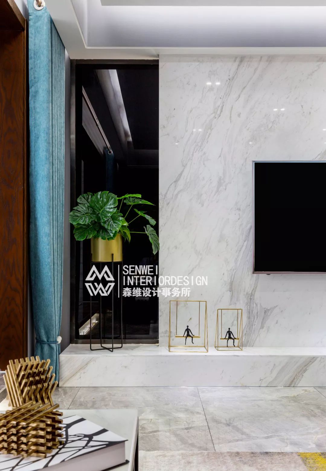 森维设计|| 华翠园港式轻奢私宅定制-19