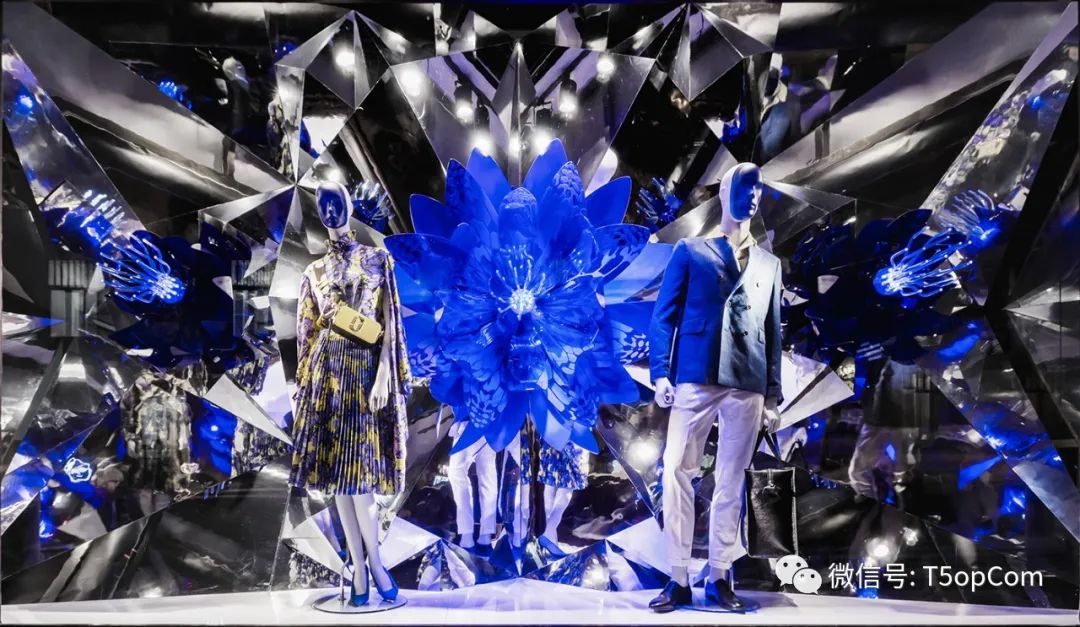 圣彼得堡 万花筒（会动的花）橱窗-2