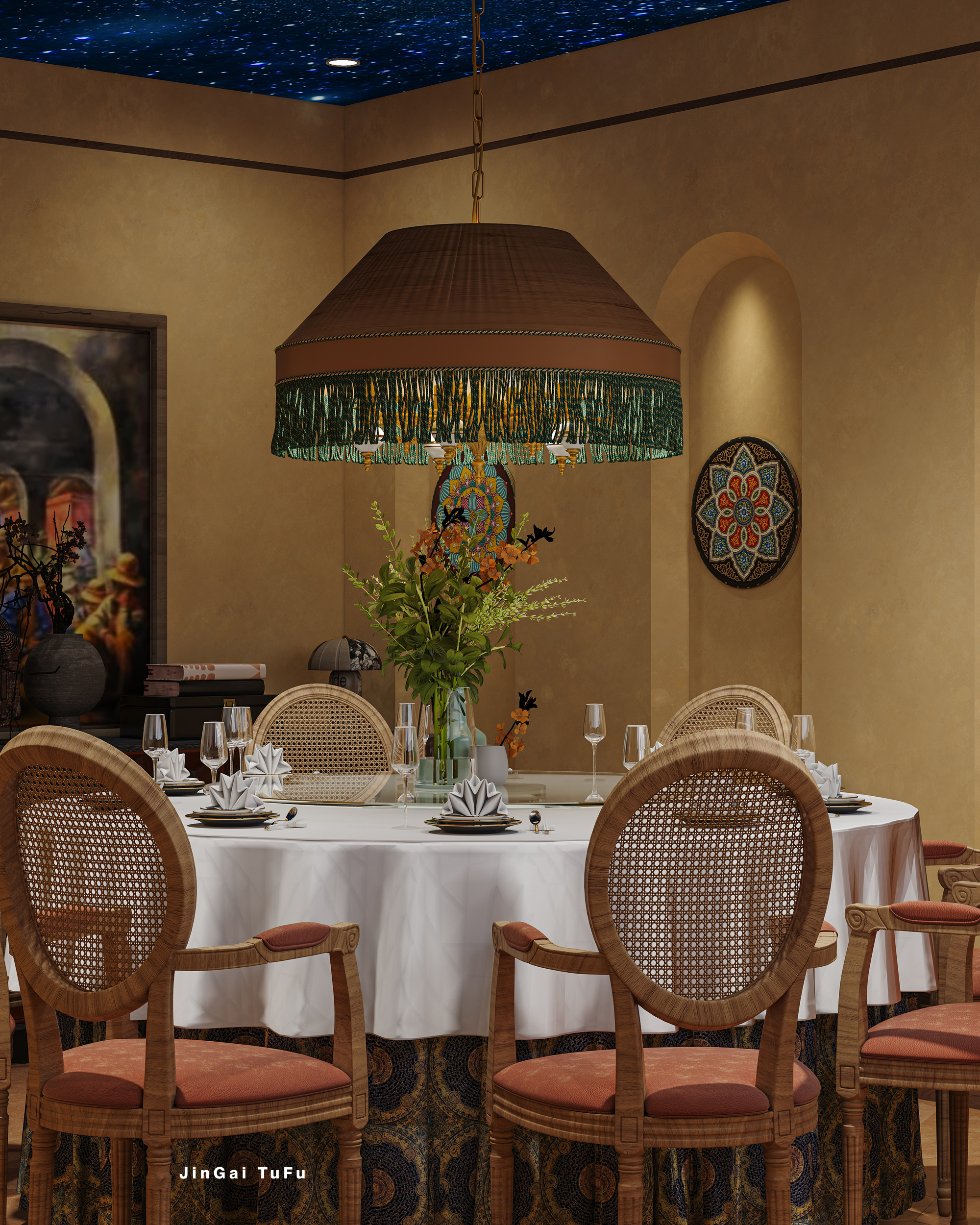 民族风情餐厅丨图夫 x 金该-10