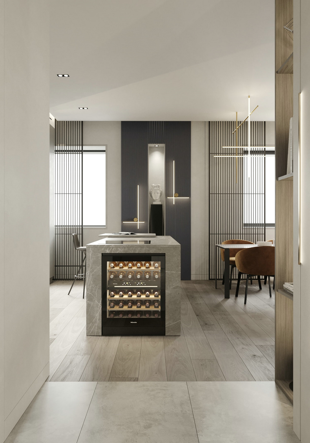 莫斯科简约风空间设计丨俄罗斯莫斯科-14