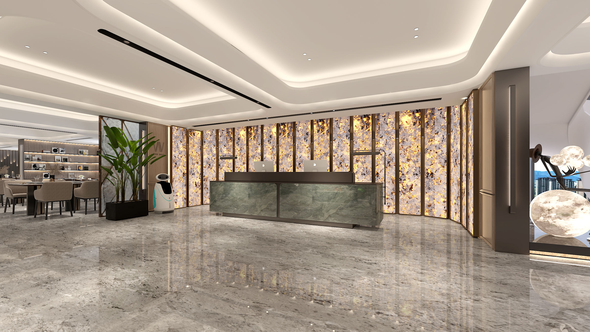 工装-酒店空间效果图-4