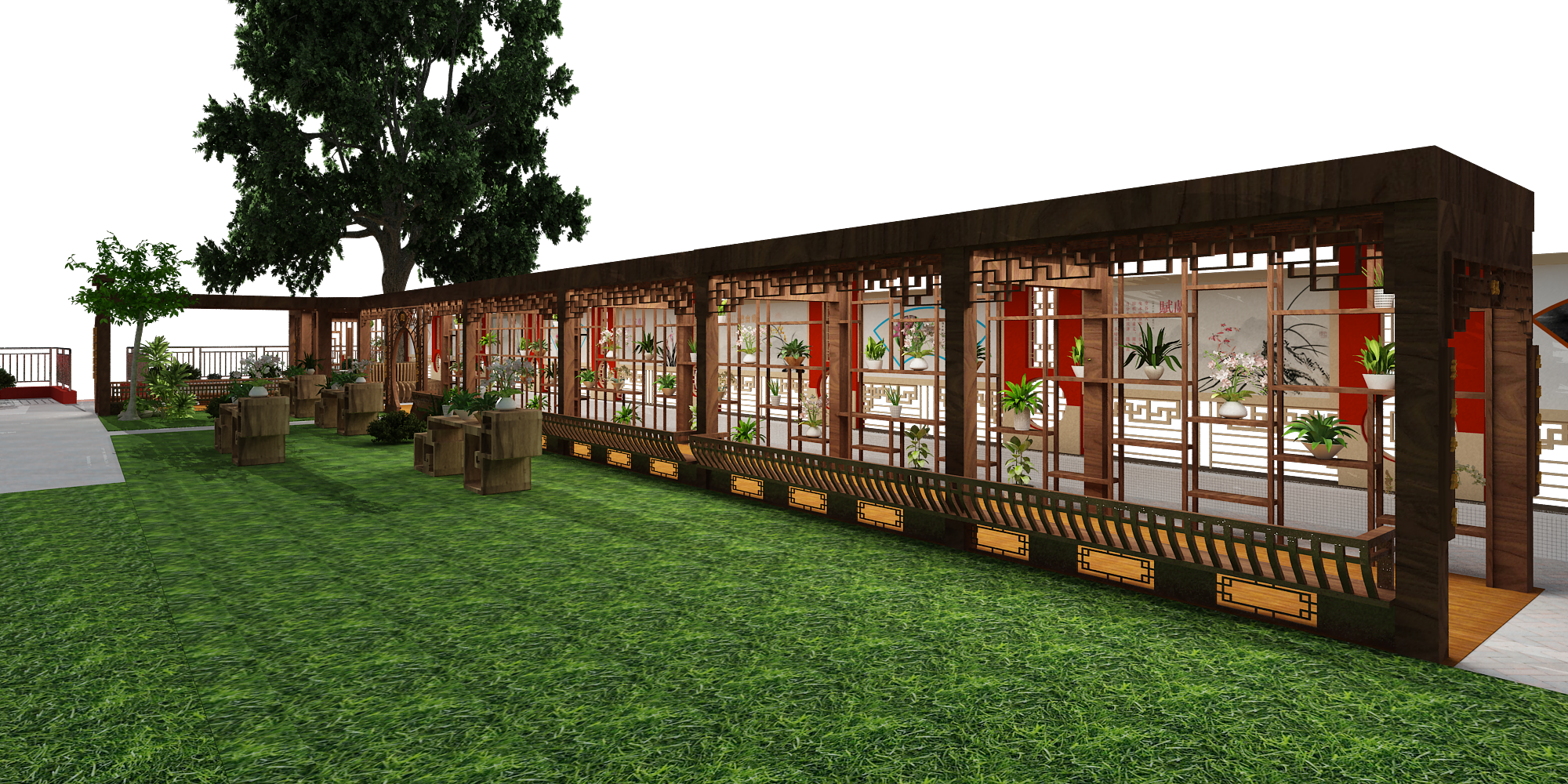 某校主题长廊设计-13