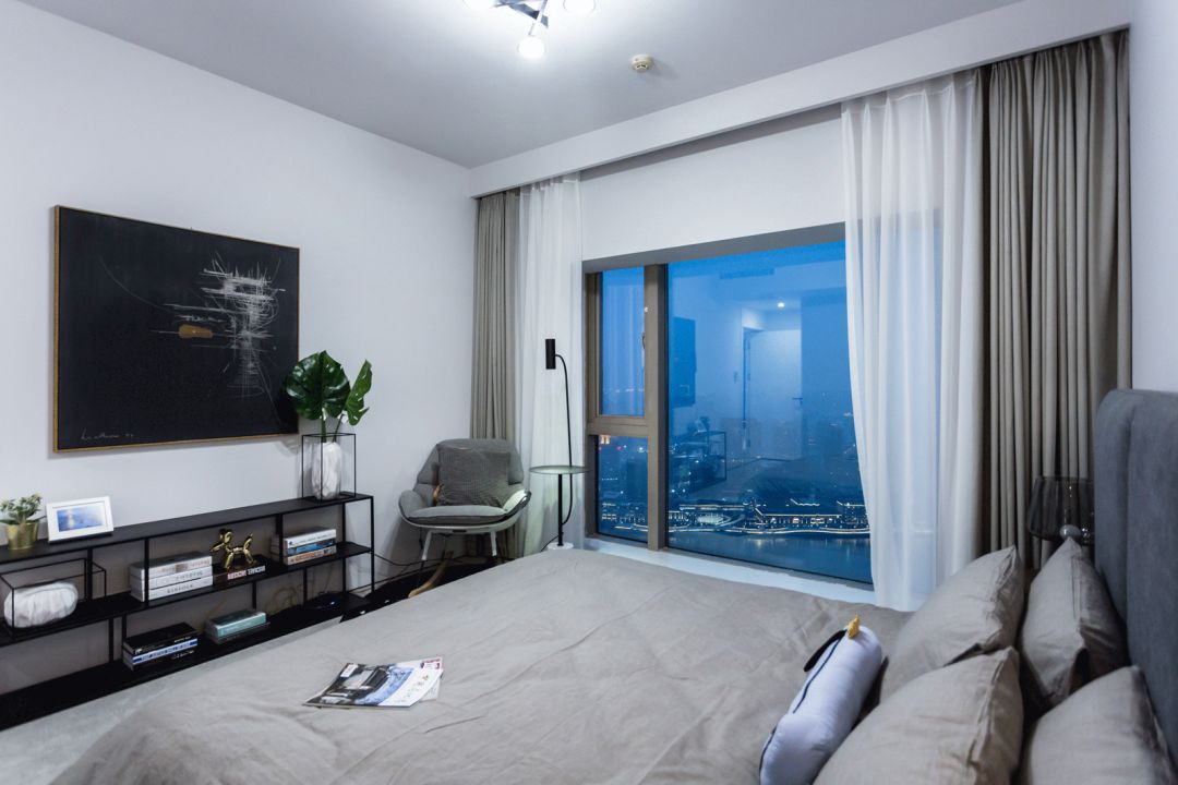 世茂滨江花园 40 万出租房装修，打造大气观景空间-212