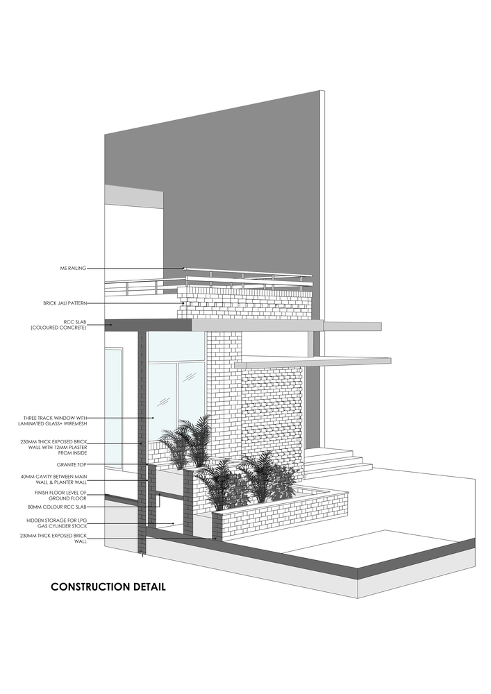 伊斯蒂卡·阿拉亚住宅丨印度昌迪加尔丨Studio Built Environment-41