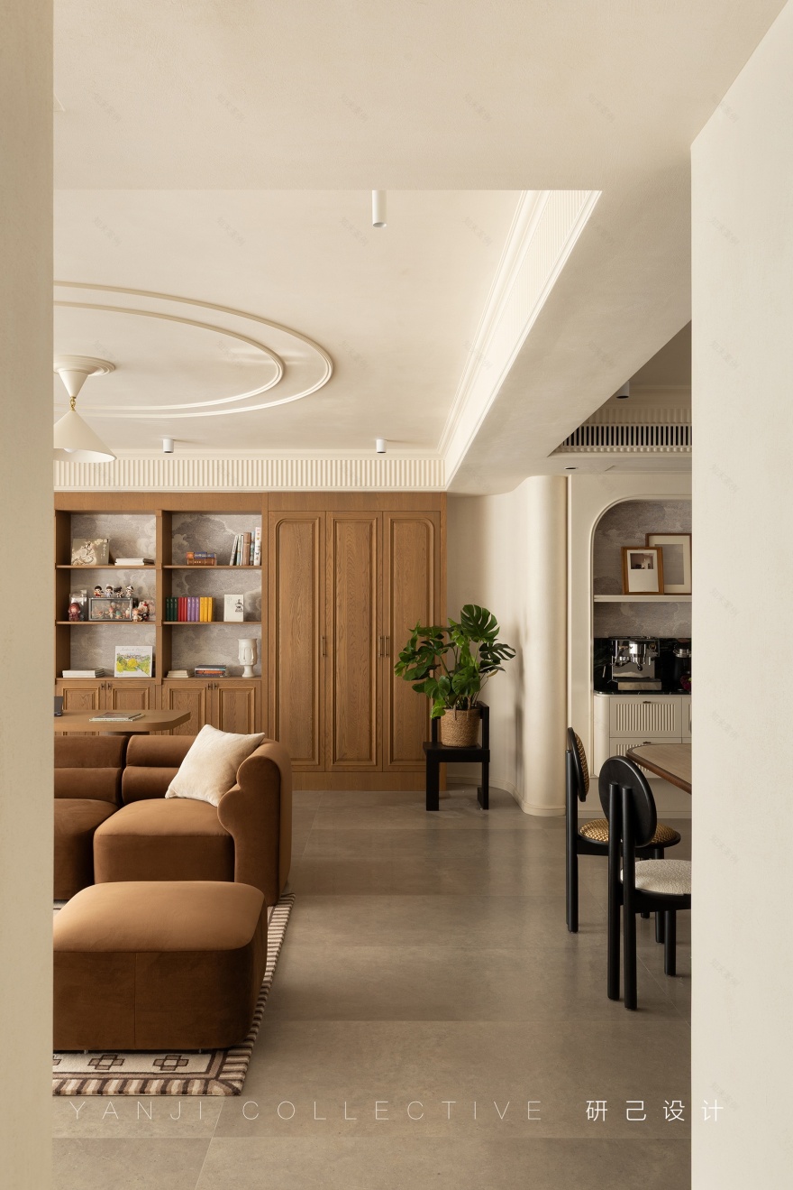 研己实景 · 当法式没有角花!143平诠释优雅质感的家丨中国北京丨研己设计-30