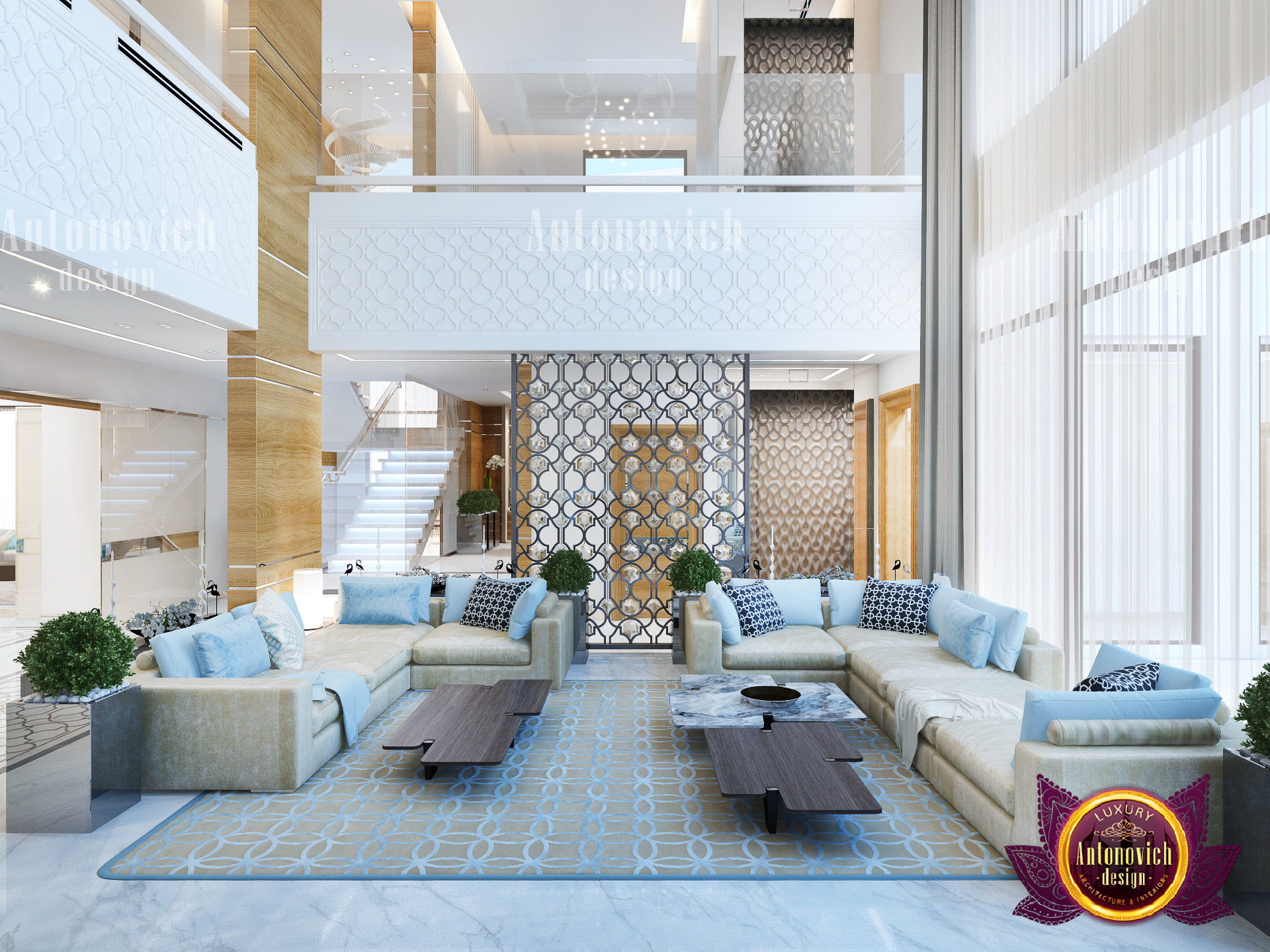 现代办公室奢华餐饮空间设计-10