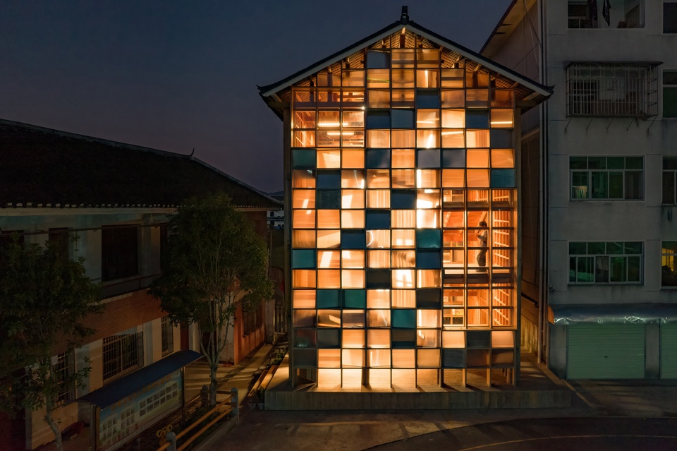 坪坦书屋 | 侗族木构建筑的现代诠释-9