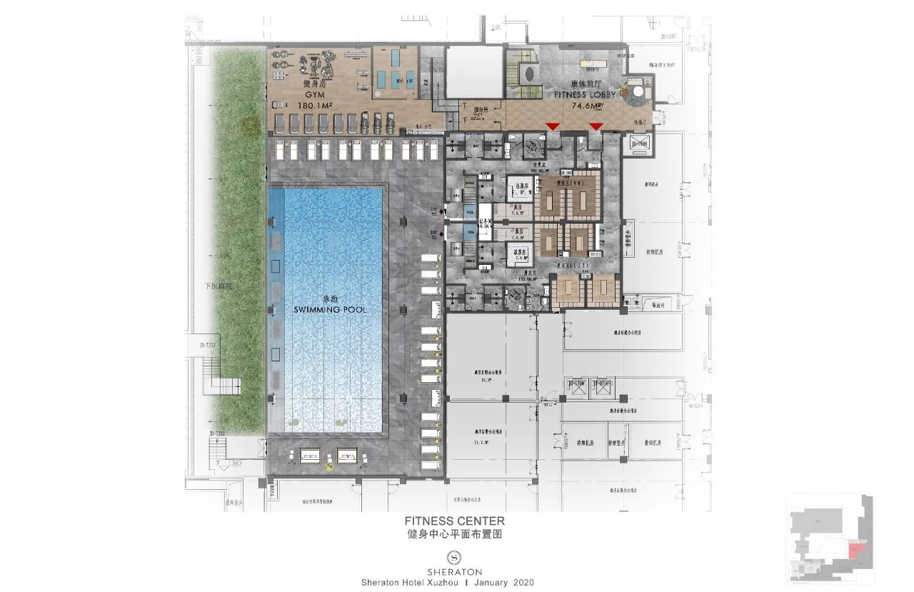 徐州喜来登酒店室内设计丨中国徐州丨金螳螂-34