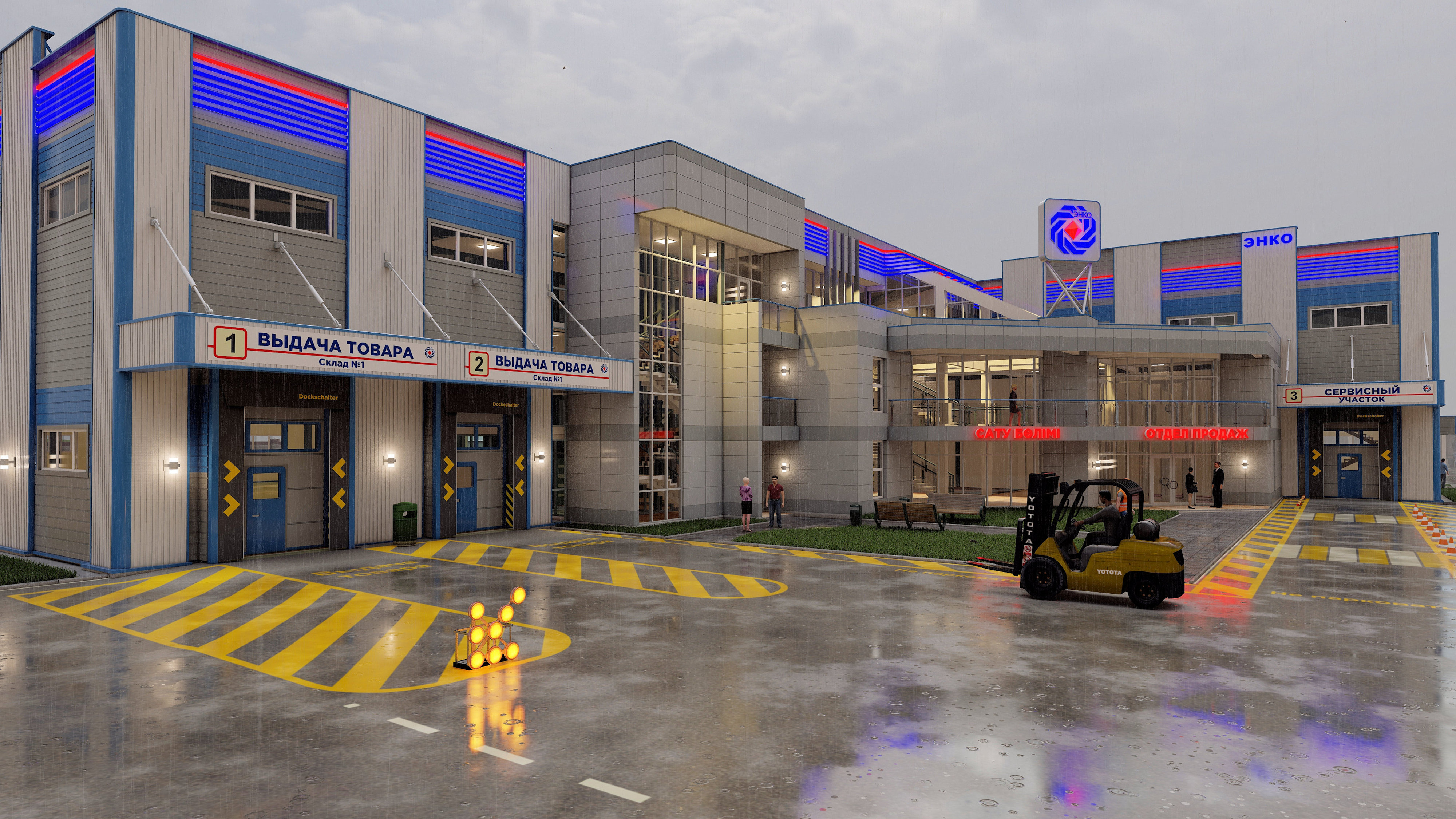 Проект складского комплекса в Астане.-0