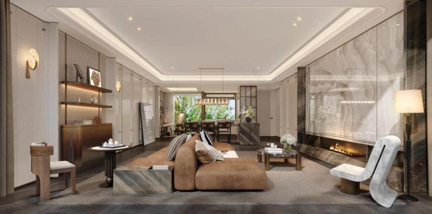 武汉万科·东合中心148m²&124m²样板间丨中国武汉丨深圳市蜜尔室内艺术设计有限公司-47