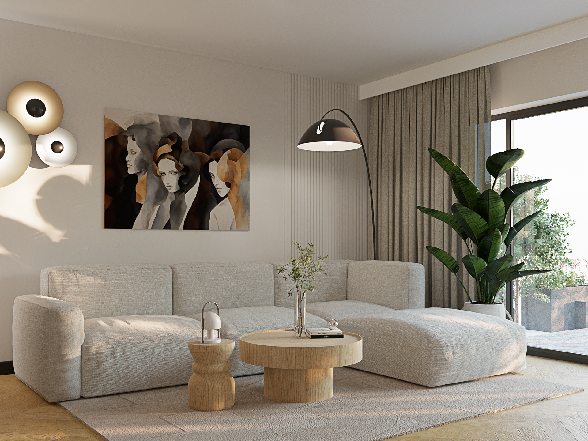 Modern, warm oasis.-0