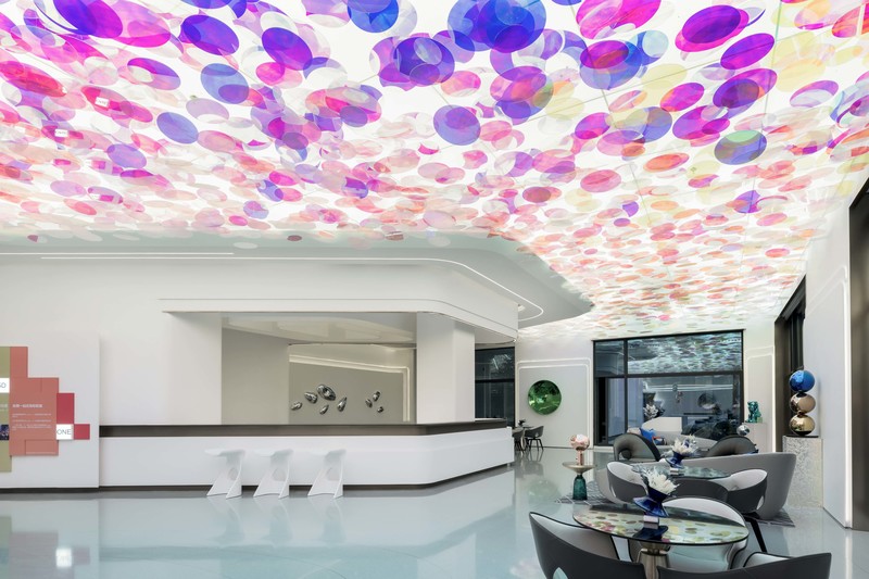 上海中海长宁第售楼处——炫彩烟花美学空间-31