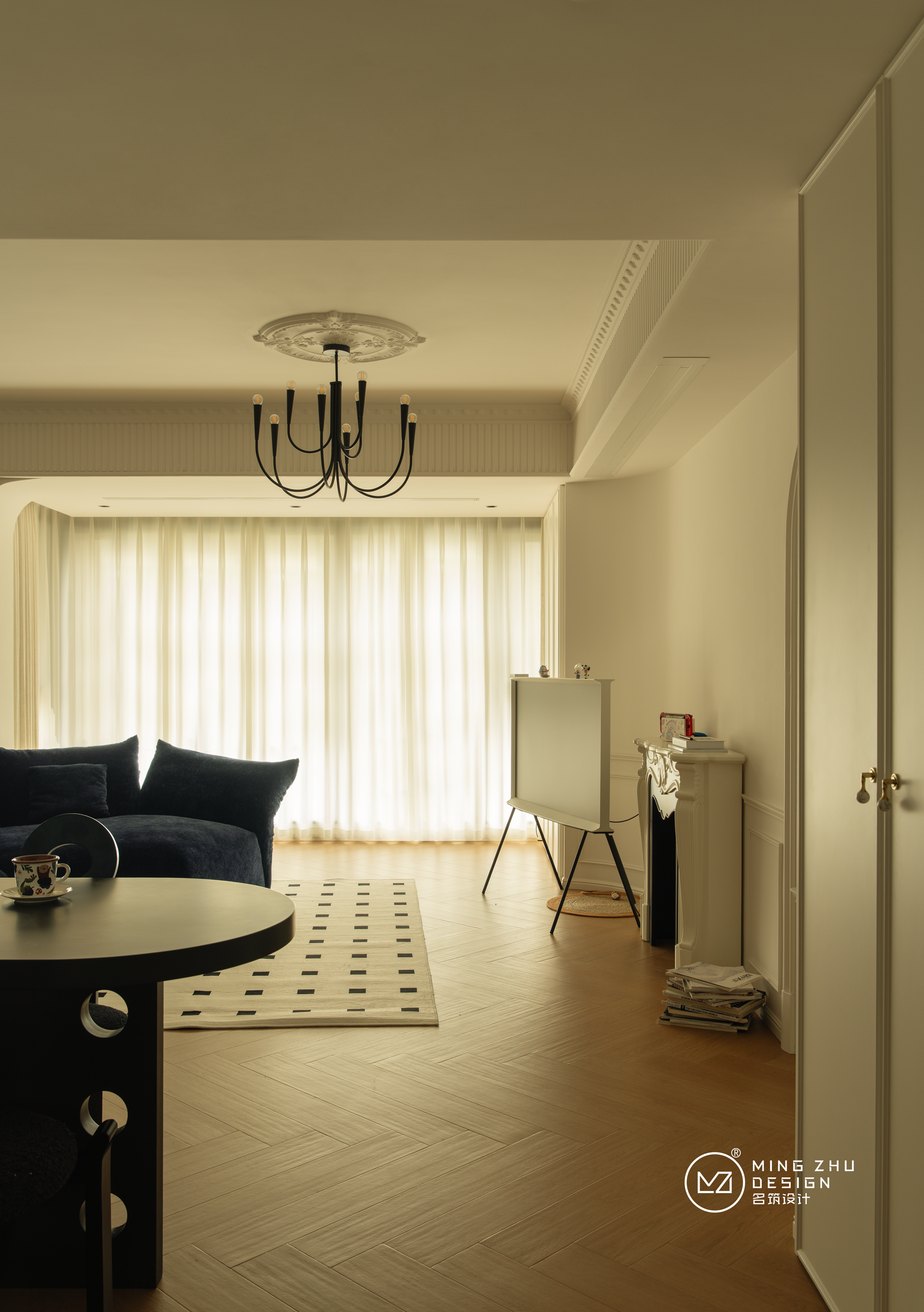 130㎡慵懒轻法式浪漫家丨中国自贡丨名筑设计-28