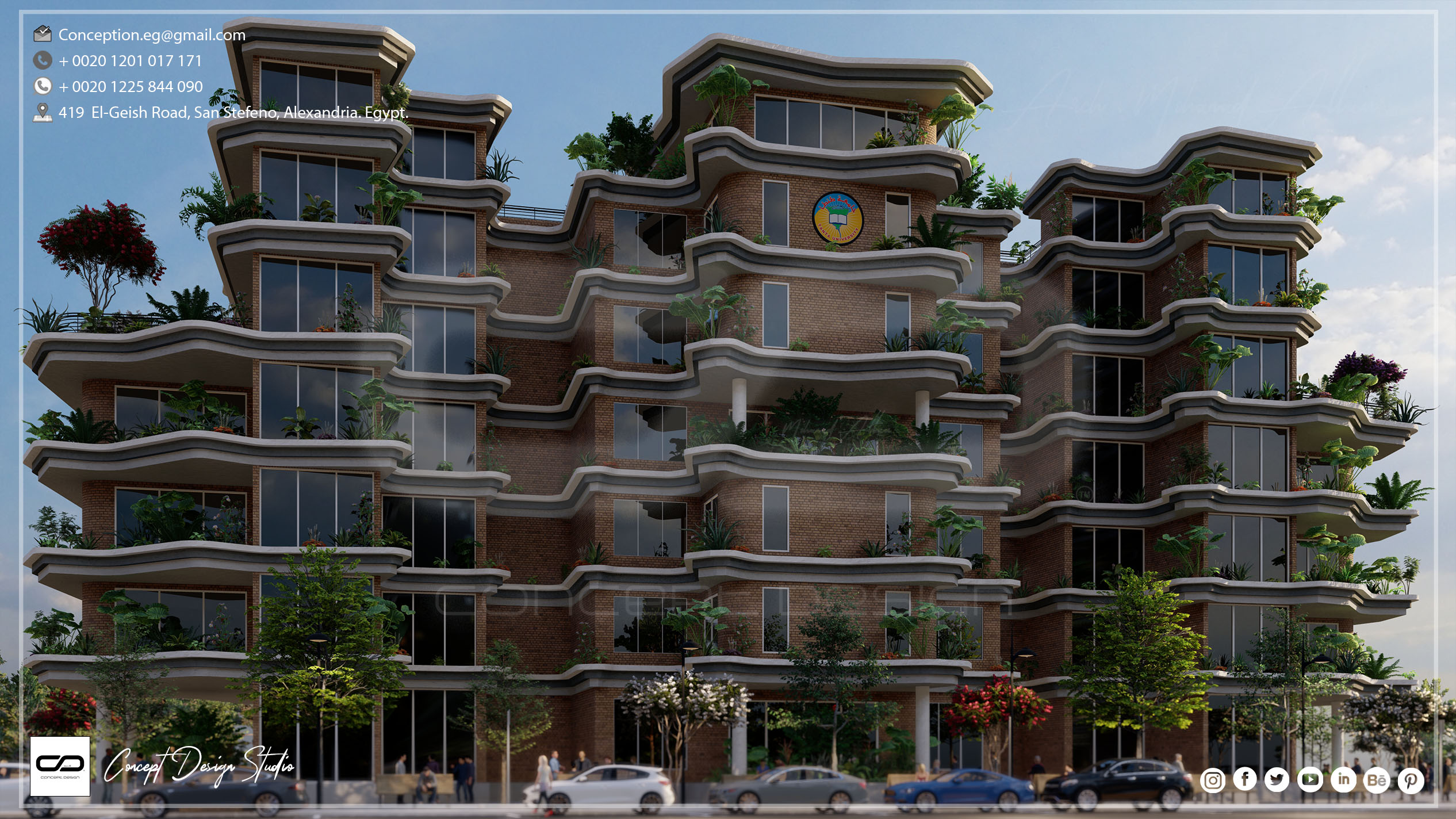 "CIVIL DEPARTMENT" Building at Tanta University-16