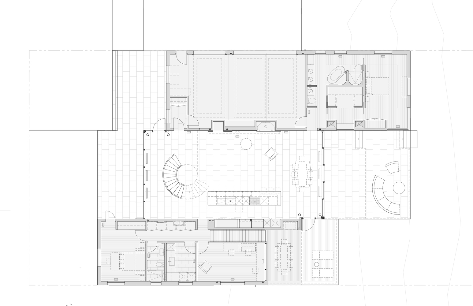美国普林斯顿 La Clairiere 住宅丨Studio PHH Architects-23