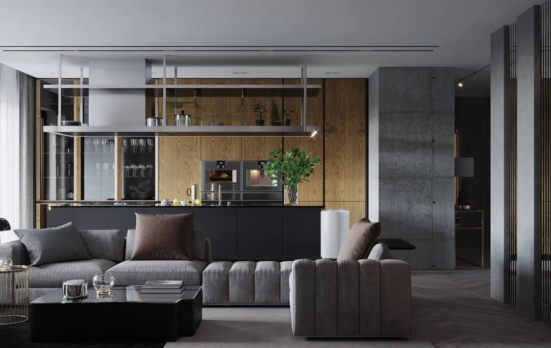 现代轻奢公寓设计丨阿塞拜疆丨Kamran Kerimov-9