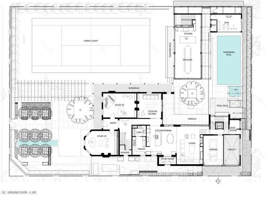 墨尔本意大利风格别墅 Hawthorn East House-28