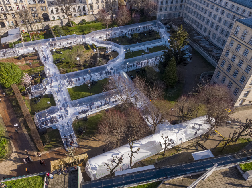 法国巴黎透明管道艺术装置丨Dosis-28