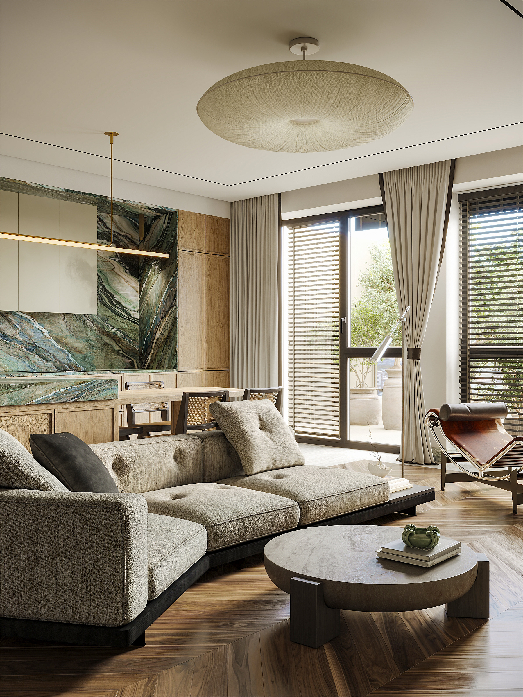 Living room and kitchen / Aura Interiors-6