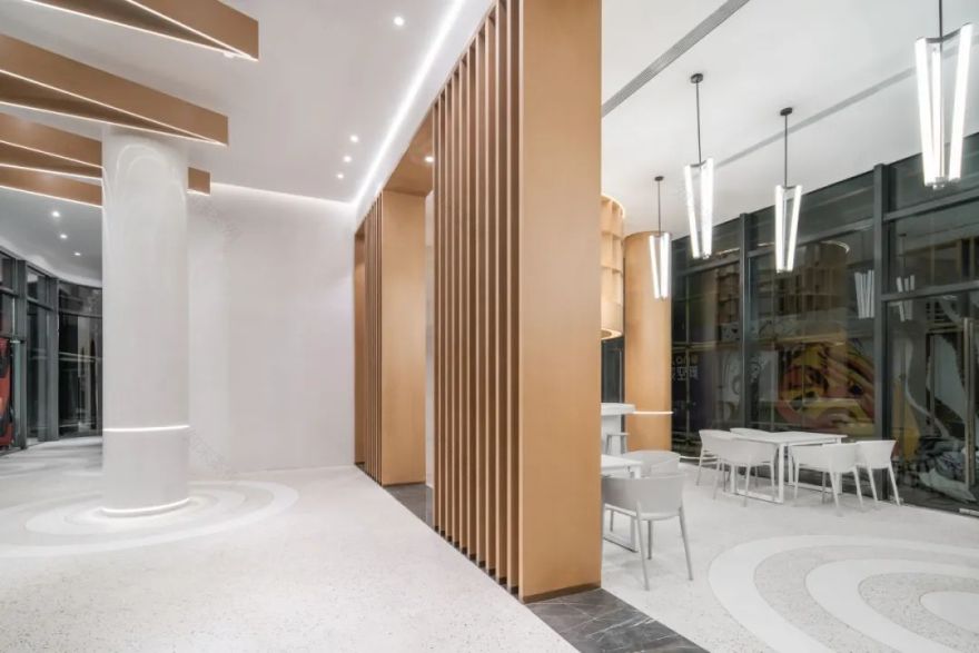 新都川音文创园咖啡厅 | 灵动涟漪,金色蜀锦-68