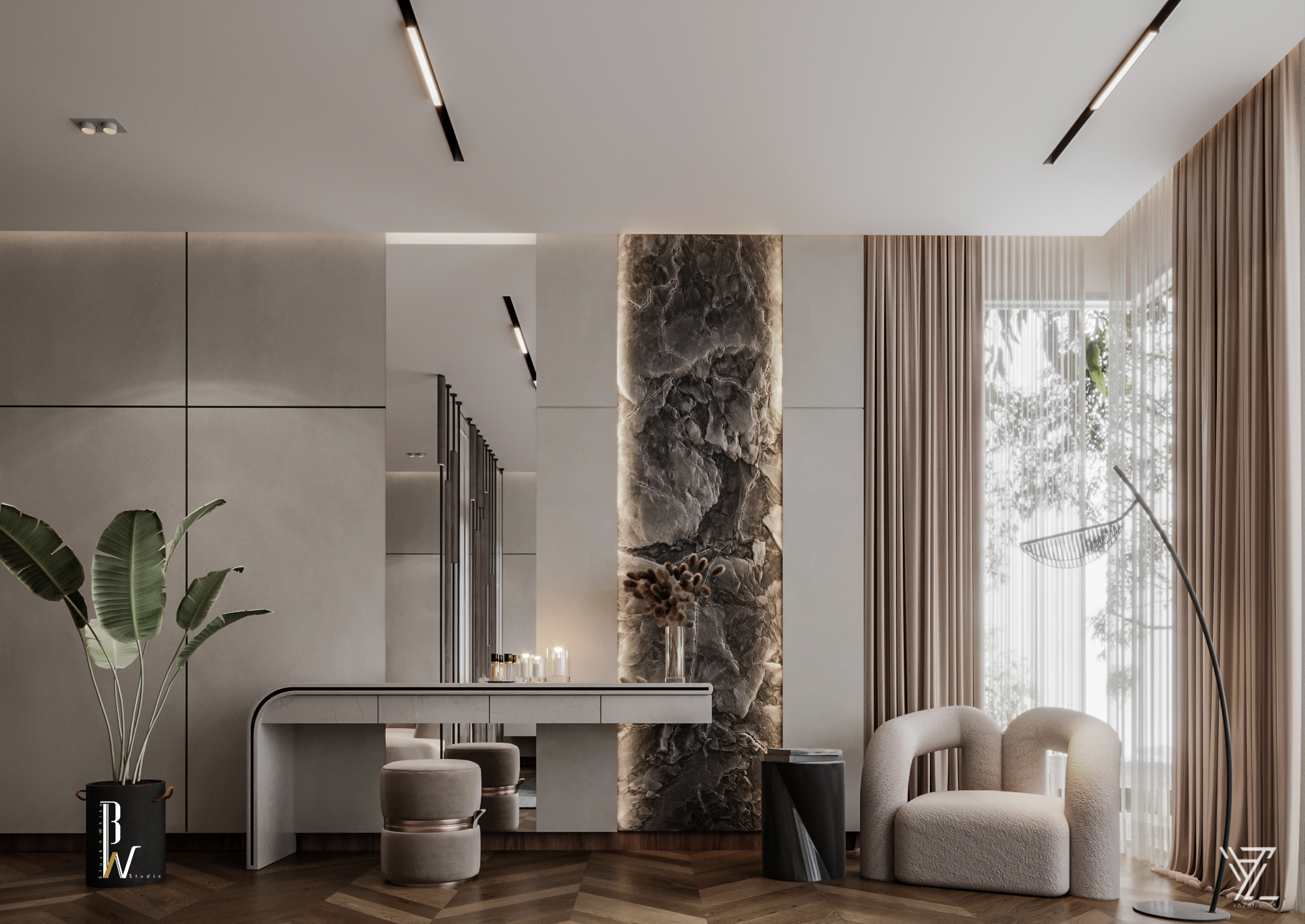 主卧丨阿曼丨Black N White-15