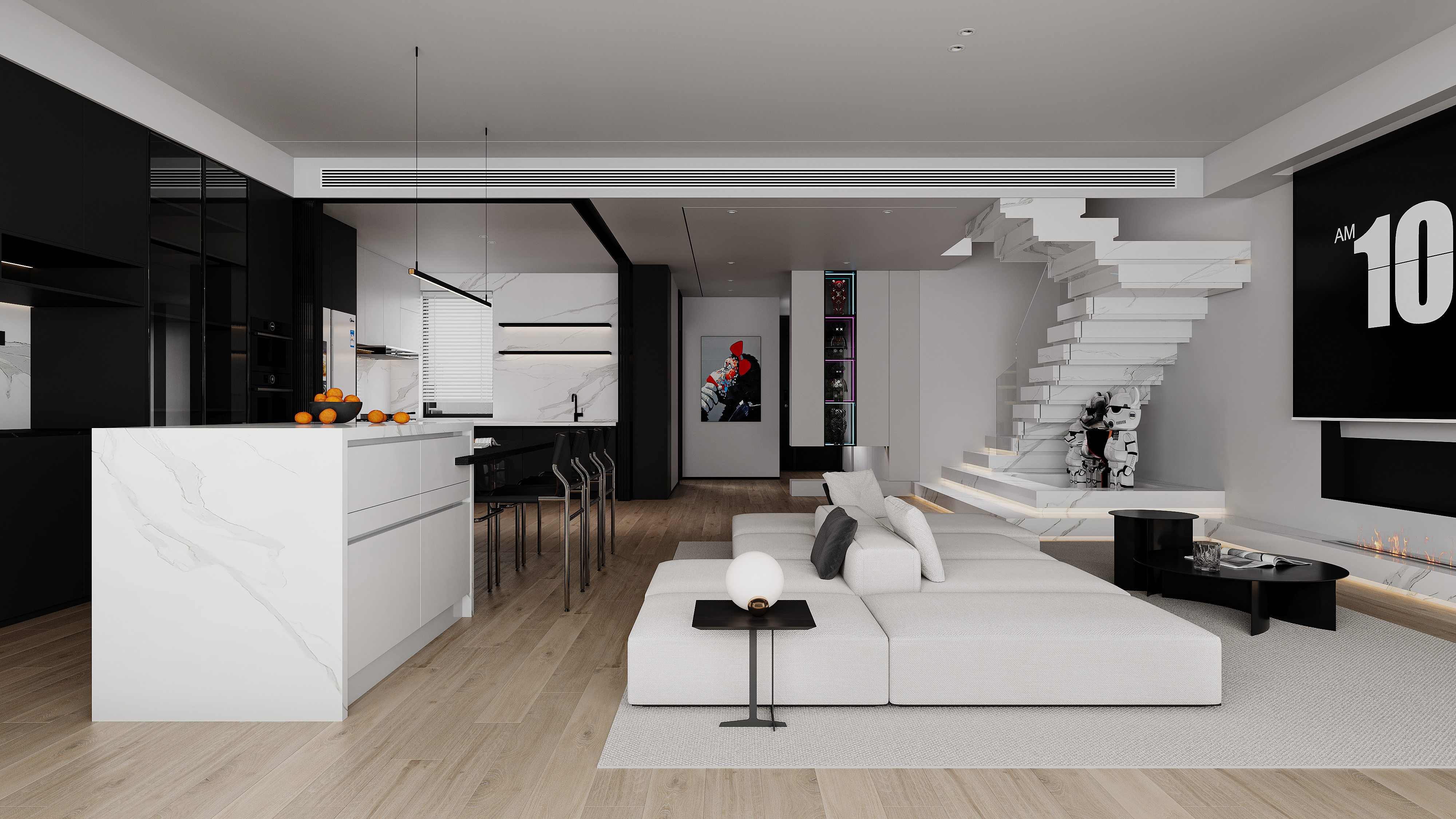 奏雅 现代黑白灰-2