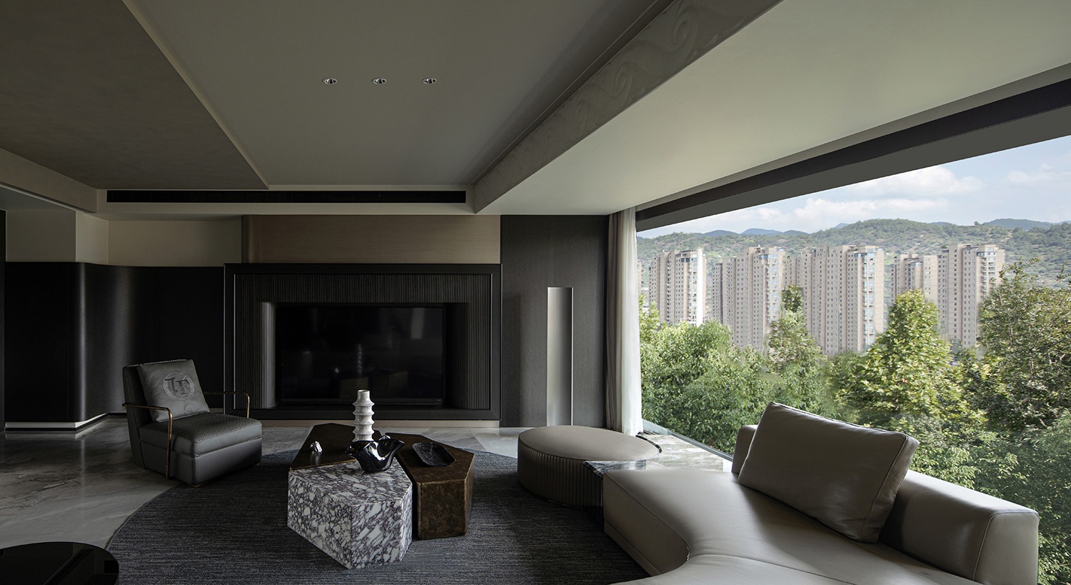 三只喜鹊|自带质感 高级深邃丨杭州黎水仁佳设计公司-6