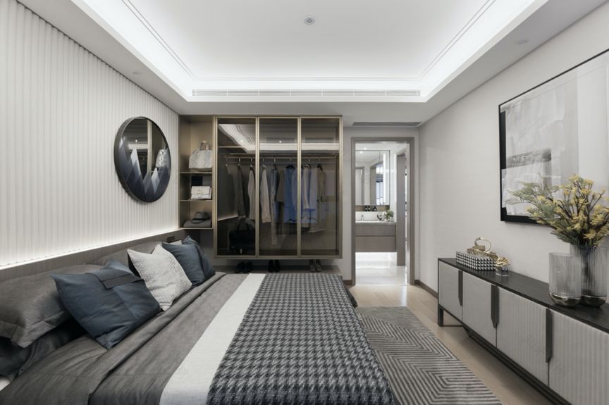 金地·悦城大境样板间 | 现代风格,艺术与生活的完美结合-76