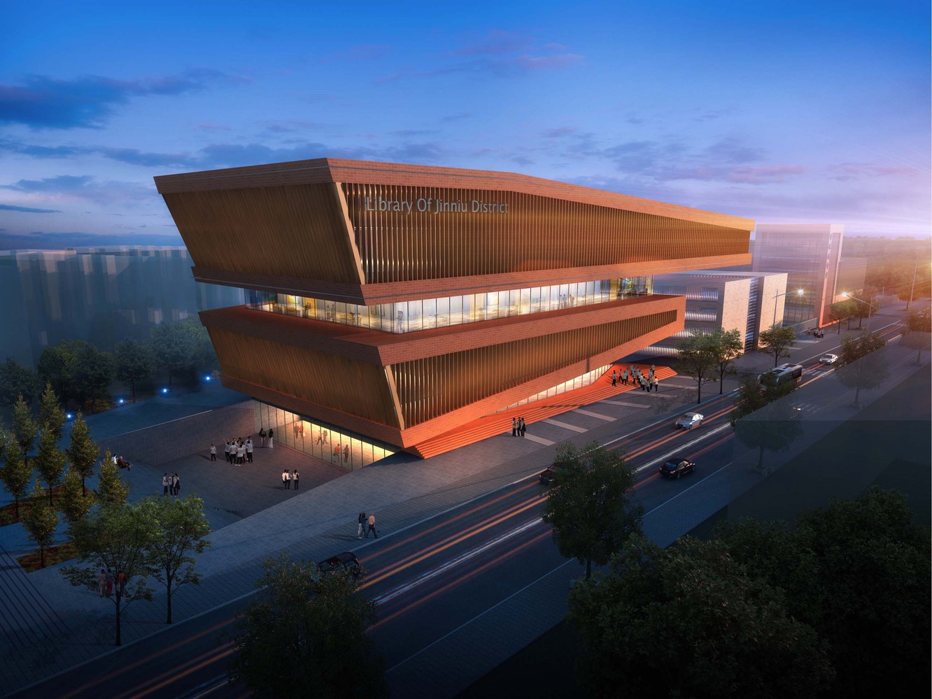 成都金牛区图书馆与外华城中学 · 创新三维书建筑-56