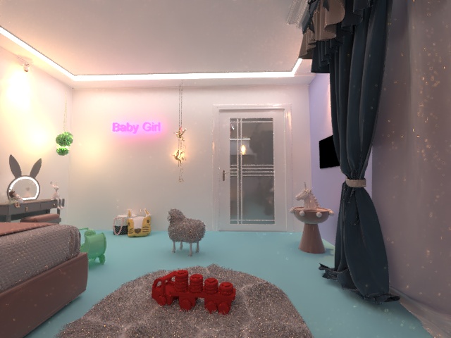 Child Girl Room By 3dMax-1