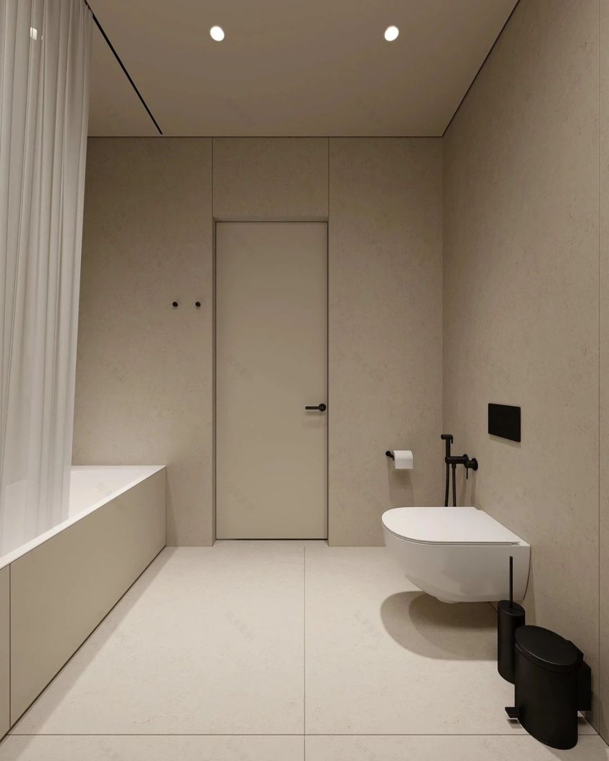 原木系奶油风极简空间loft公寓设计丨URSA STUDIO-57