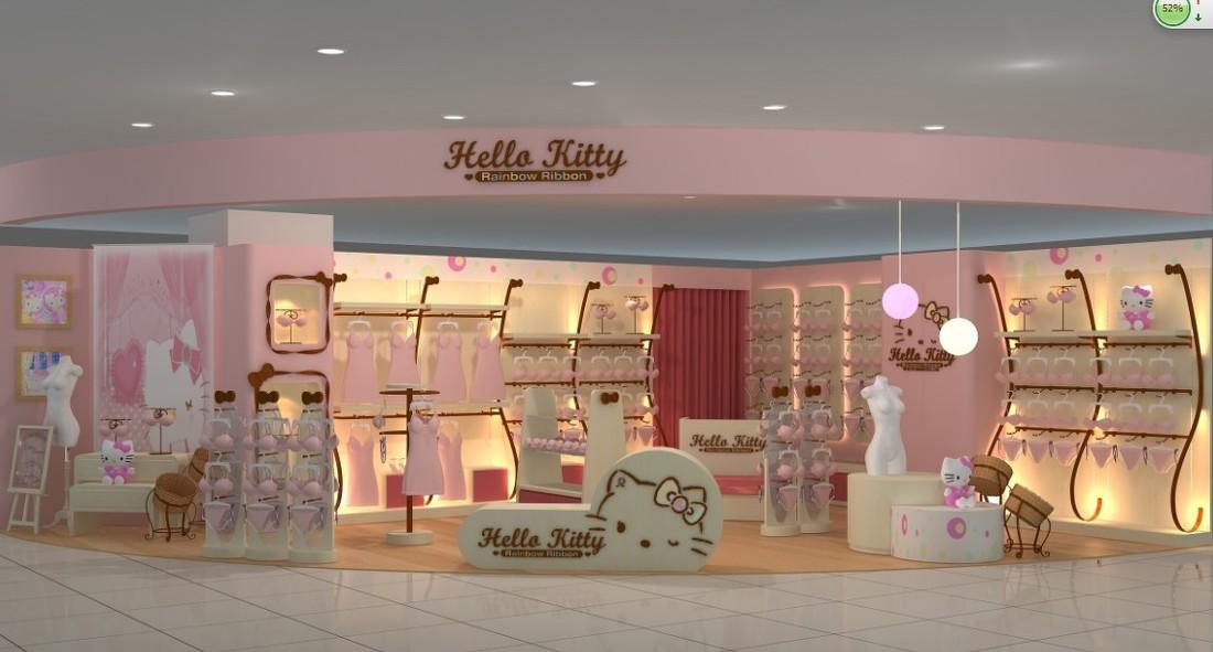 
HELLO KITTY 内衣店设计 -6