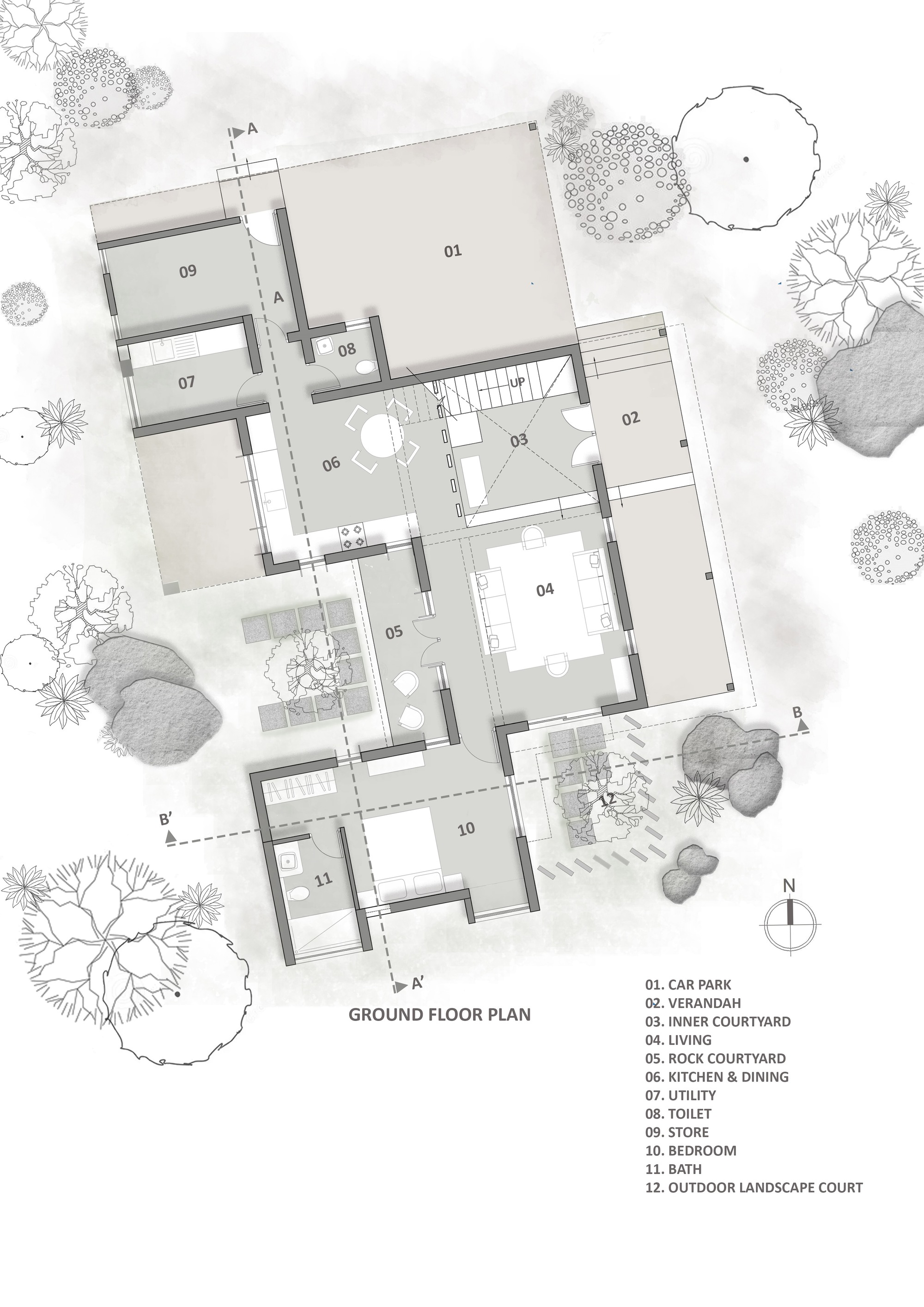 博尔德之家丨印度丨HabitArt Architecture Studio-19