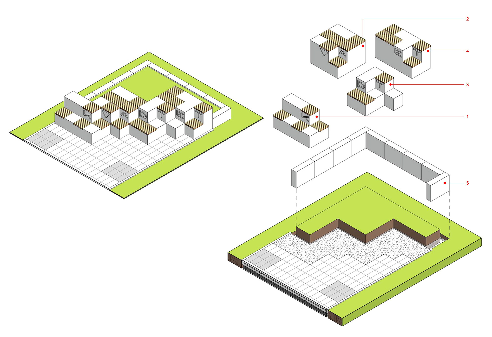 ЖК "КВАРТЕТ" 小区景观设计丨俄罗斯奔萨-10