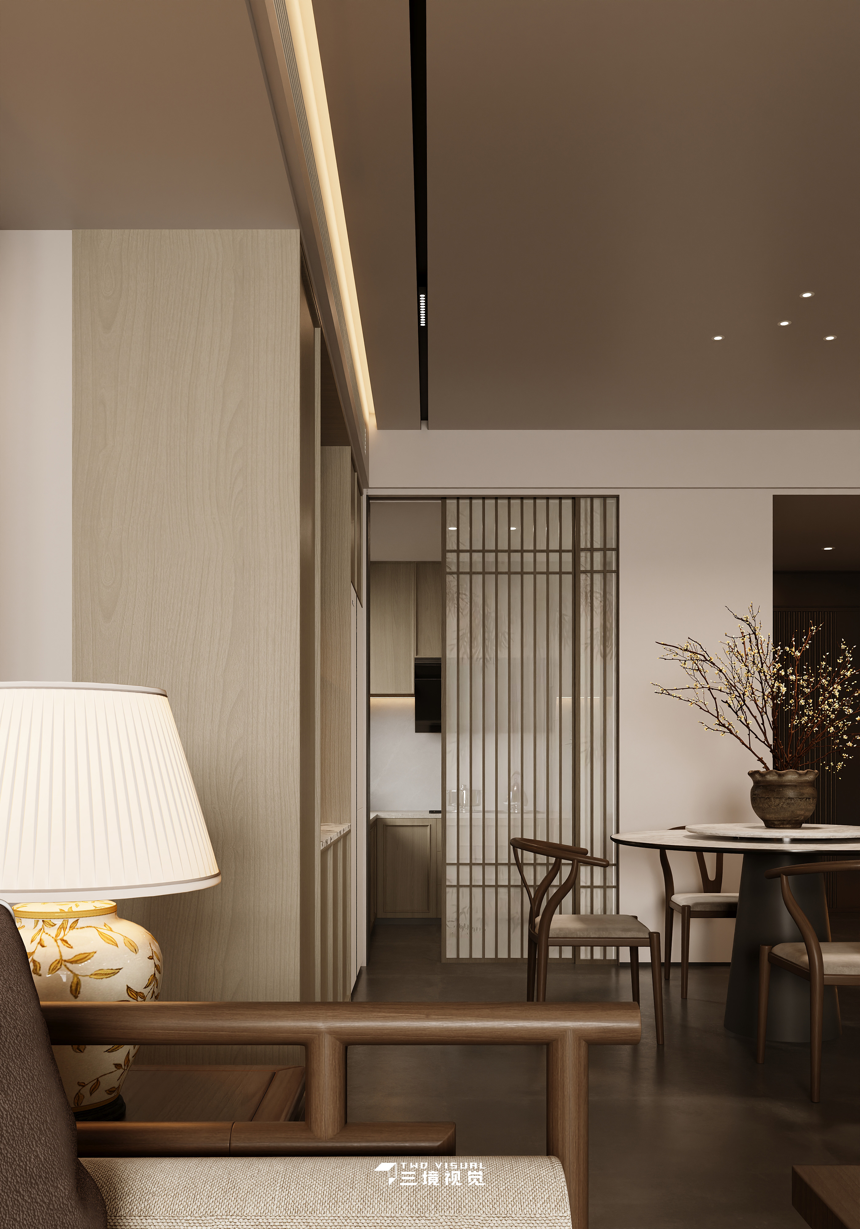 住宅-宋式美学小户型设计-7