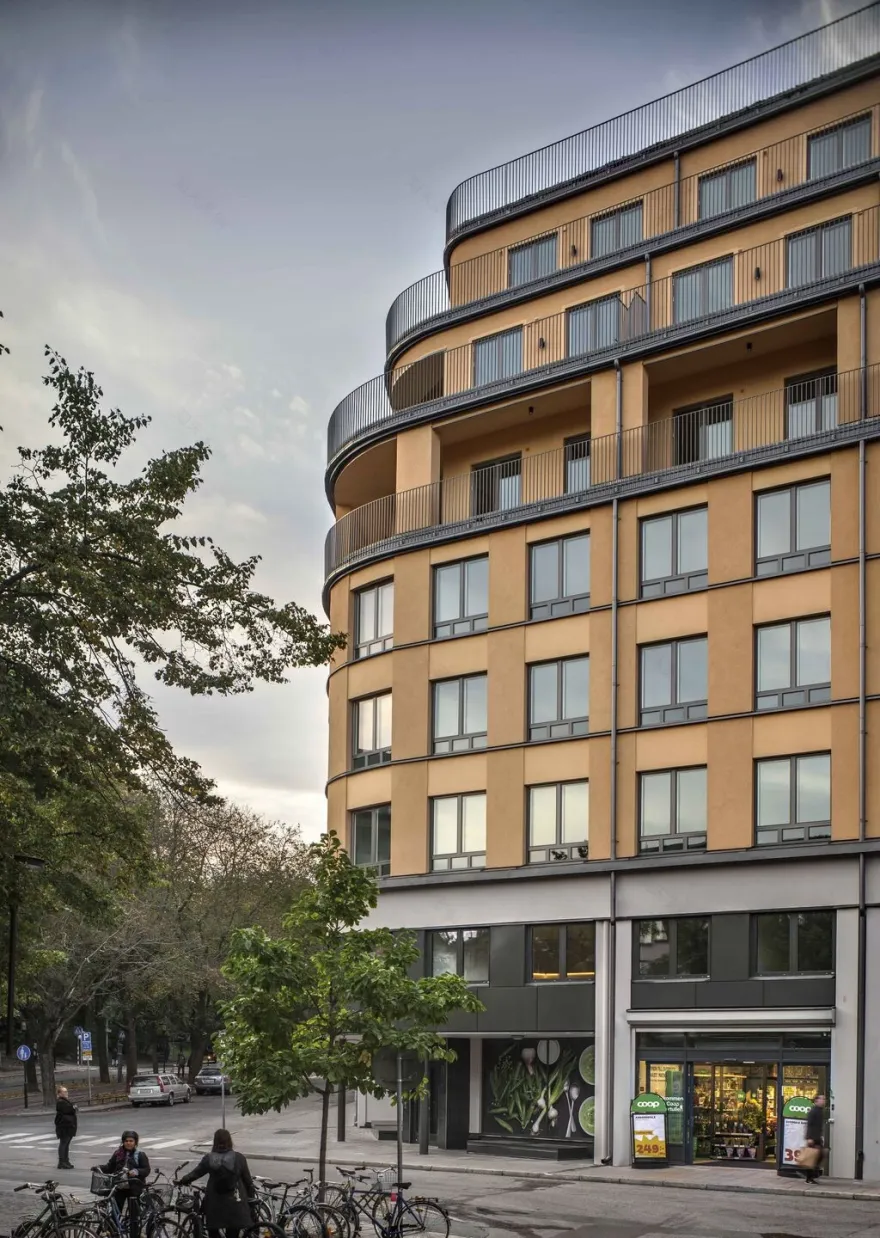 斯德哥尔摩 90 年代旧楼变身现代公寓大厦丨瑞典斯德哥尔摩丨Urban Couture Arkitekter-14