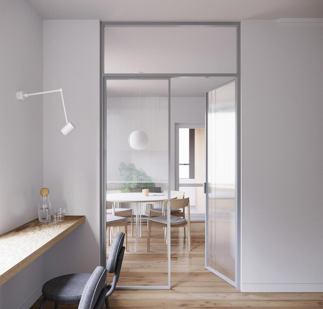 潮白河畔的幸福绿意居所室内设计-7