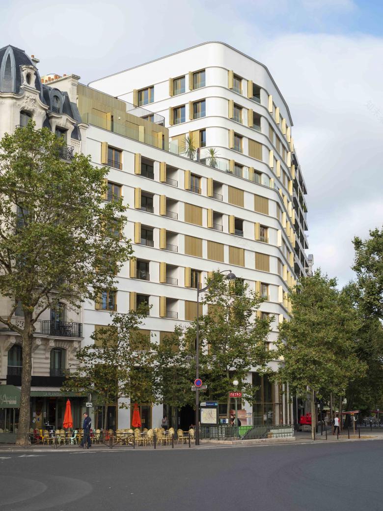 费利·埃布埃住宅和商业楼丨法国巴黎丨Baumschlager Eberle Architekten-0