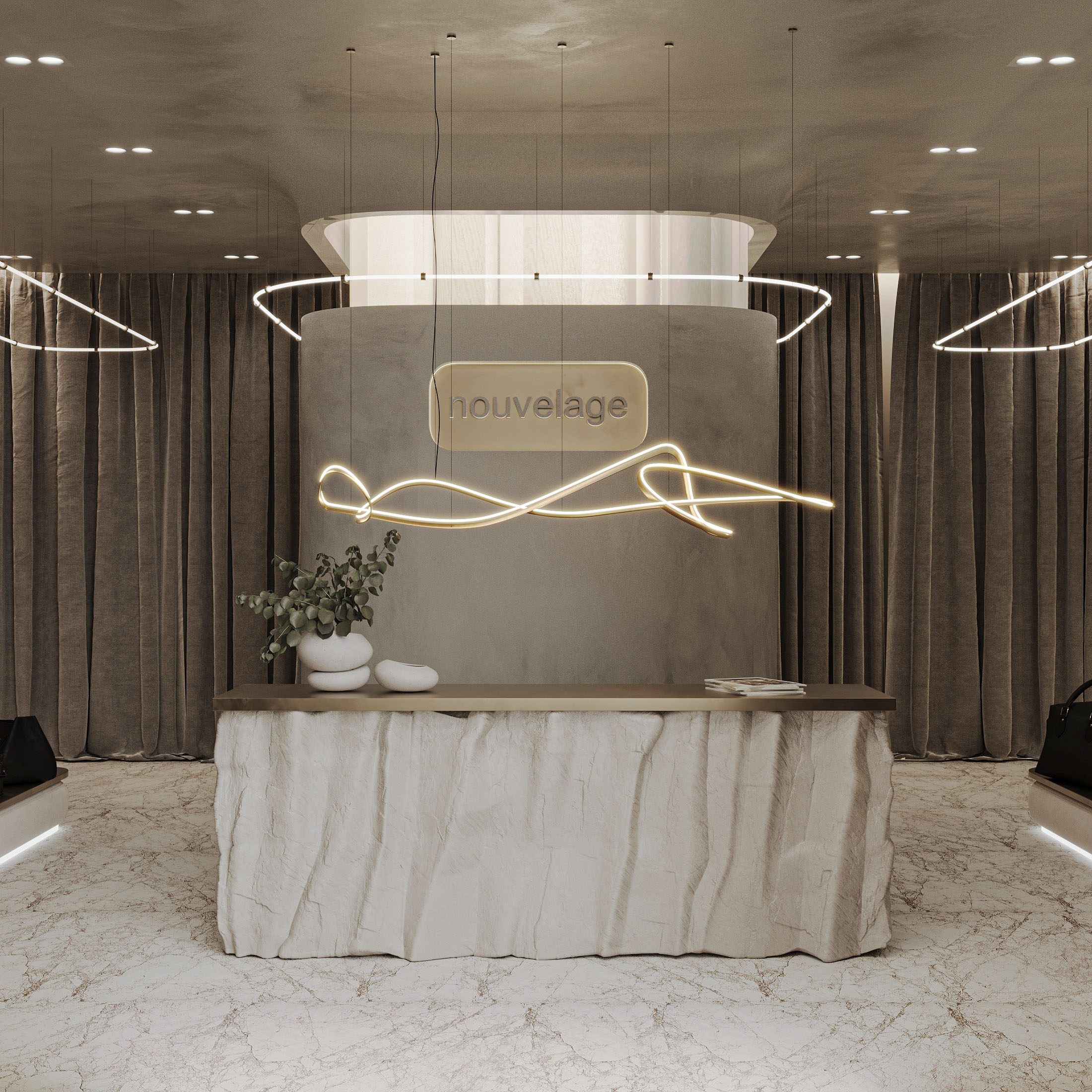 Dress shop minimalism（极简主义服装店）丨Viktoria Babayan-4