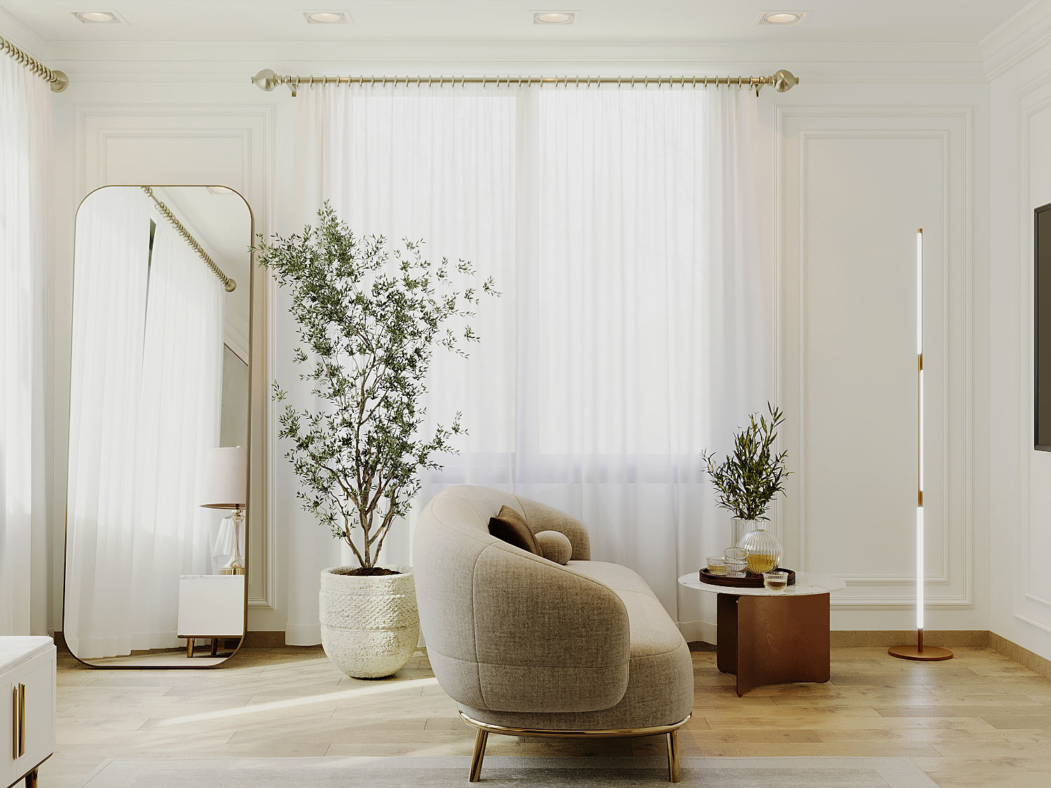 Neoclassic villa interior design- First floor-6