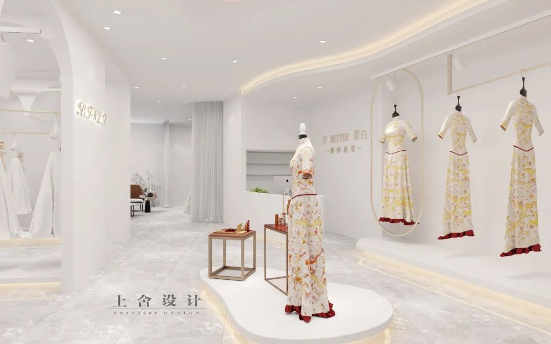 若白婚纱店丨中国上海丨上舍设计-18