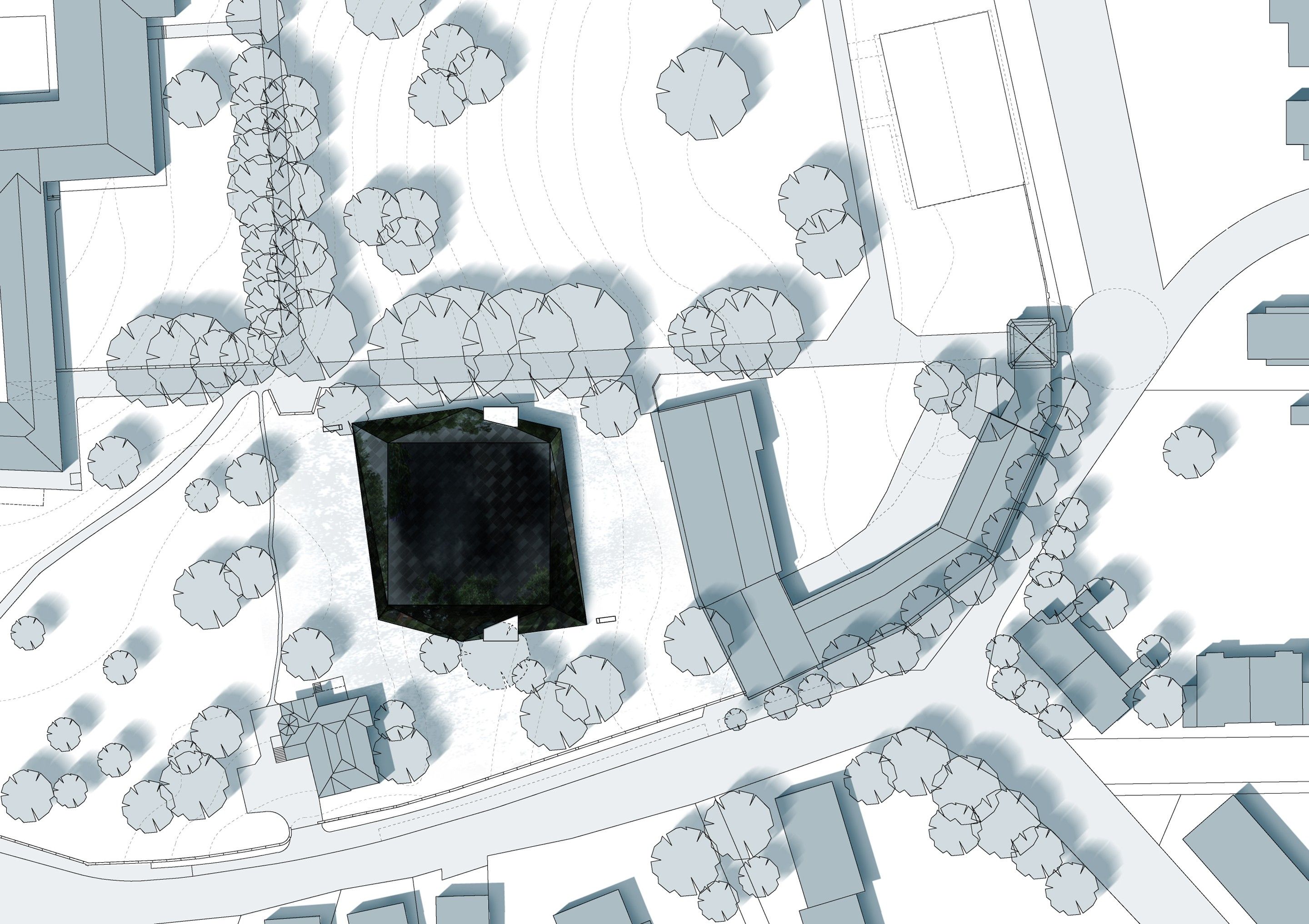 德国科隆博劳威尔艺术仓库,绿色环保、室内外和谐共生-23