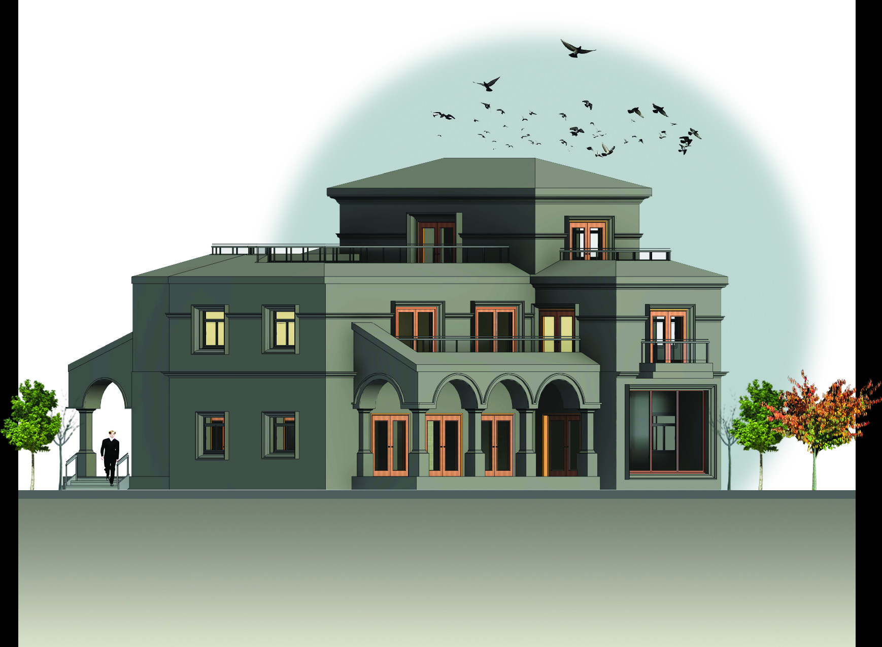 萨赫勒哈希什别墅项目丨Eng. Monzer (Free B)-11