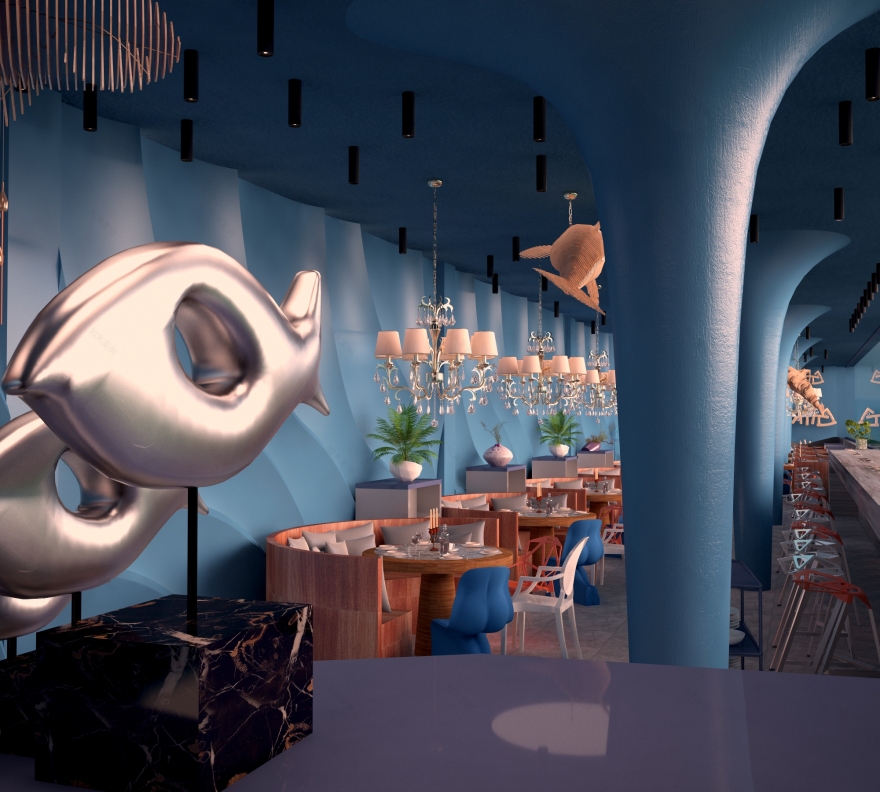 渔鱼生餐饮空间设计-5