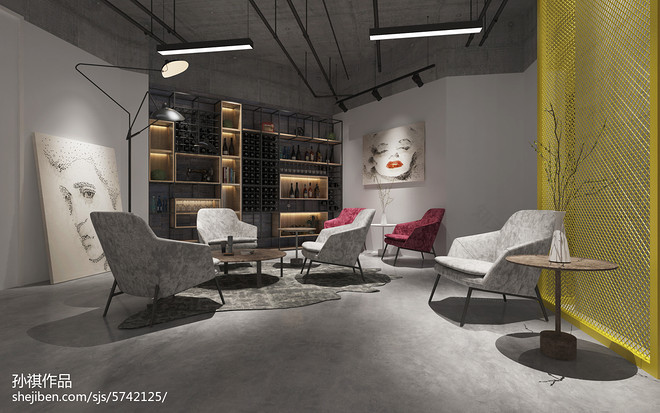 35万元办公空间500平米装修案例-14